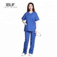 Surgical gown Medical Scrub Suit for Doctor Women Scrubs uniform